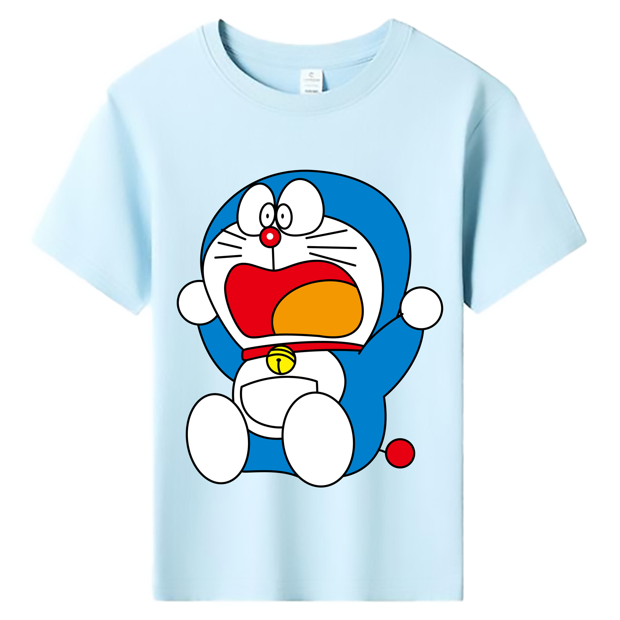 （画像用） ドラえもん Doraemon 綿100％キッズTシャツ（フロントプリント）